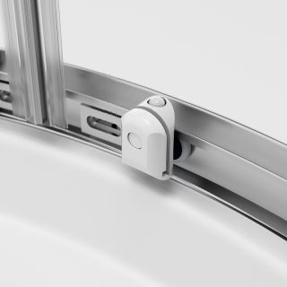 Душевой уголок AM.PM X-Joy Twin Slide 80х80 W88E-205-080MT64 профиль Хром матовый стекло прозрачное