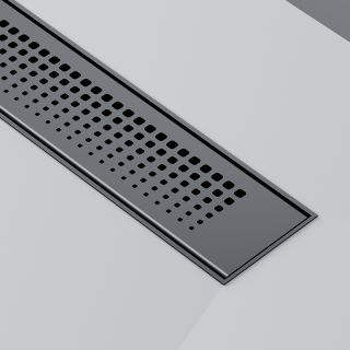 Душевой лоток AM.PM PrimeFlow 50 W02SC-P11-050-01BM с Черной матовой решеткой Cut Gradient