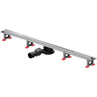 Душевой лоток AM.PM MasterFlow 100 W01SC-S11-100-05SB с решеткой Хром матовый Slim line