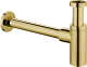 Сифон для раковины SantiLine SL-116 боковой выпуск золото