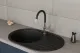 Смеситель для кухонной мойки с гибким изливом RUSH Siple (SI7335-60Black)