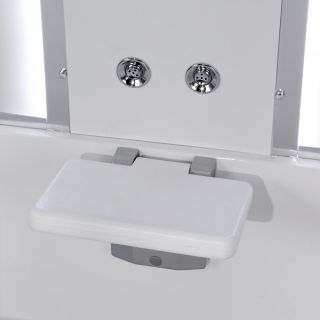 Душевая кабина Deto ЕМ4515 LED с гм. 150х85х220 см