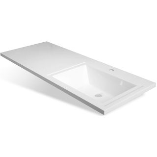 Напольная тумба под раковину Misty Чегет 120 R УТ000013837 белый