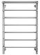 Электрический полотенцесушитель Larusso Стандарт П7 50x80см с полкой хром 4670078536426