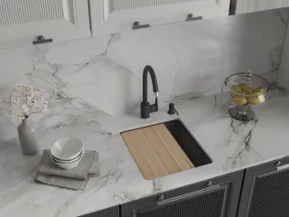 Мойка кухонная GranFest URBAN 4540 черный