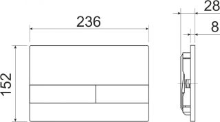 Комплект с инсталляцией Ceramica Nova CN3001_1002CH_1000 унитаз Play CN3001 крышка-сиденье с микролифтом и инсталляция Envision CN1002CH с кнопкой смыва хром Flat