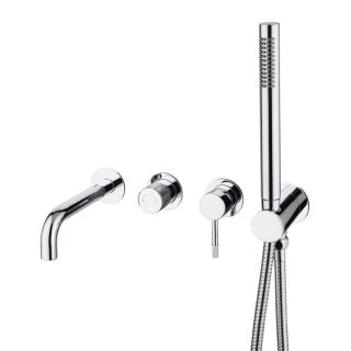 Встраиваемый смеситель для ванны Boheme Uno 464-3-CR хром