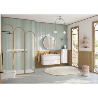 Унитаз подвесной Villeroy Boch  Skyla Комбинированная упаковка со смывом TwistFlush[e³],с сиденьем Альпийский белый