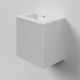 Тумба под раковину La Fenice Terra FNC-01-TER-B-60-2 белая матовая 60 см