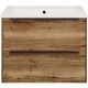 Тумба под раковину La Fenice Tesoro FNC-01-TES-DGT-100-2 Дуб галифакс табак 100 см