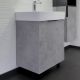 Тумба с раковиной Comforty Асти 60 00-00019190 Бетон светлый