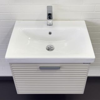 Тумба с раковиной Comforty Касабланка 00-00020108 60 см Серый шелк