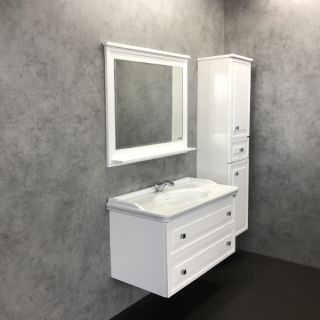 Comforty Шкаф-колонна "Феррара-40" белый