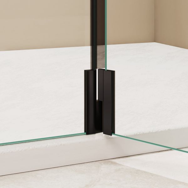 Душевая перегородка RGW WA-054B (WA-010B + Z-072B) 351005433-14 130 см чёрный