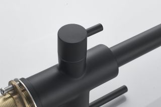 Смеситель для кухни с подключением фильтра Maretti Project Black PB31RZF12, черный