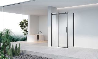 Душевой уголок Vincea Como-N VSR-4CN1012CLB, 1200*1000, черный, стекло прозрачное