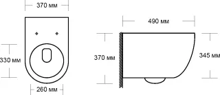 Унитаз подвесной Milleau VORTEX N MYL038BMYOR песочно-желтый