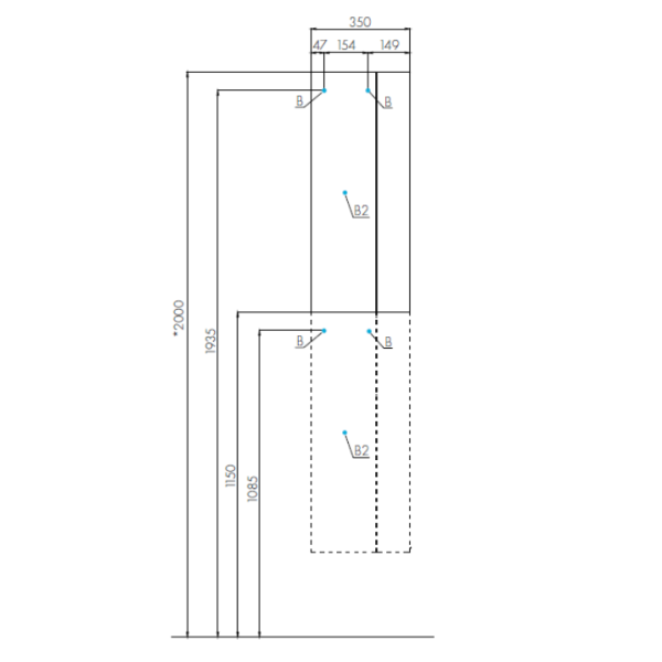 Шкаф Акватон Терра 35см дуб кантри/антрацит 1A247503TEKA0
