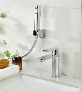 Смеситель для раковины с гигиеническим душем Maretti Florenza FLG32RF70, хром