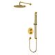 Душевой комплект термостатический WHITECROSS Y YSET09GL золото
