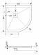 Душевой поддон Grossman Strong GR-S29090 90x90см графит