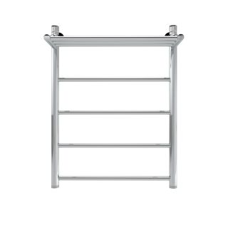 Полотенцесушитель водяной Indigo Line LLSHW70-60P с полкой 70x60 см хром