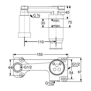 Смеситель для раковины Kludi BOZZ WHITE SET 382445376s белый