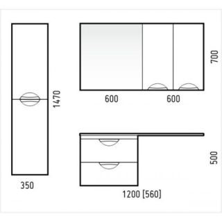 Шкаф Corozo Алиот 60см белый SD-00000606