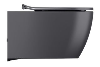 Подвесной унитаз Isvea Sentimenti Neo 10AR02010SV-2C безободковый крышка микролифт антрацит матовый