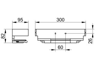 Корзинка для душа Keuco Edition 11159050000 никель шлифованный