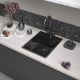 Мойка кухонная Reflexion Iseo 40-BL RX2240BL оружейная сталь