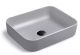 Раковина накладная SantiLine SL-1051MG 50см серый матовый