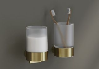 Стакан Kludi Vela 58975N0 брашированное золото