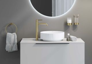 Стакан Kludi Vela 58975N0 брашированное золото