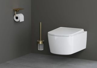 Туалетный ёршик Kludi Vela R 58974N0 брашированное золото