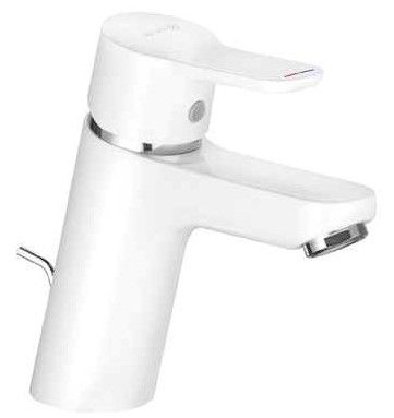Смеситель для раковины Kludi Pure&Easy белый 373829165