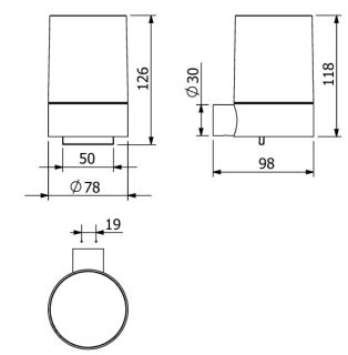 Дозатор Kludi Vela R 58976N0 брашированное золото