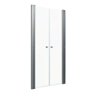 Душевая дверь Triton Дабл Щ0000036861 90 см профиль хром стекло прозрачное