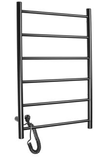 Полотенцесушитель электрический Domoterm Классик DMT 109-6 50х80 EK L чёрный