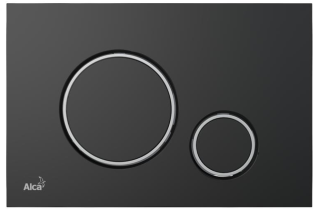 Кнопка управления AlcaPlast черный-хром M778
