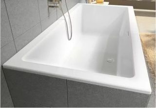 Акриловая ванна Riho Rethink Cubic Velvet Fall B106013105 заполнение через перелив 180х80см белый матовый