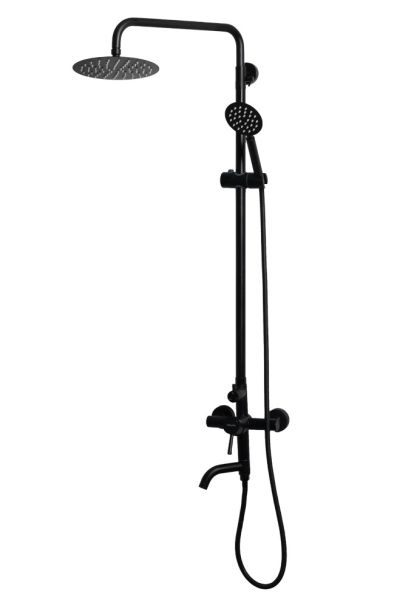 Душевая стойка Melana Tondo MELANA-610107B чёрный