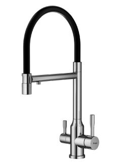 Смеситель для кухни Raglo R81.63.05 с подключением фильтра сатин