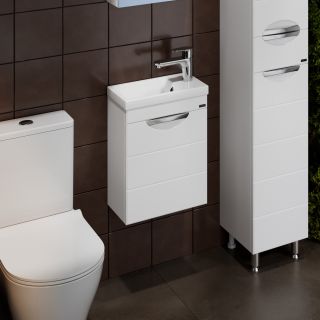 Подвесная тумба под раковину Санта Родос 206010 40 см белый