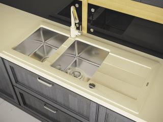 Кухонная мойка Florentina Комби 1160 песочный