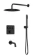 Душевой комплект Milleau Tissage TERMO 3SBIT/801-GB черный