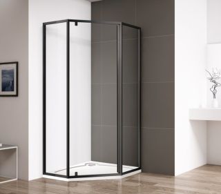 Душевой уголок Cezares ECO-O-P-1-90-C-NERO