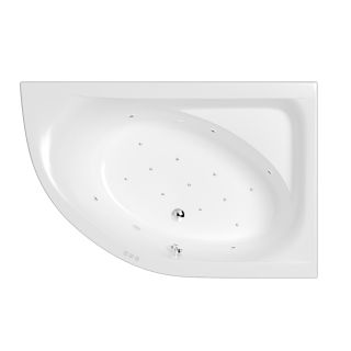 Гидромассажная ванна WHITECROSS Aquarella 0109.170110.100.RELAX.CR правая 170x110 см Relax хром