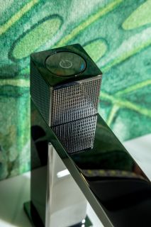 Смеситель для раковины Boheme Quad 159-SGM автоматический оружейная сталь