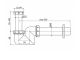 Сифон для раковины и биде AlcaPlast ?40 A45F-DN40